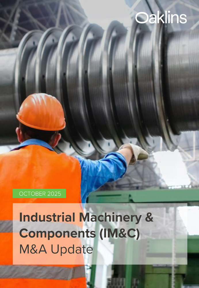 Industrial Machinery & Components | M&A Update | Q3 2025 | Oaklins ...