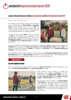 Lees hier het volledige persbericht