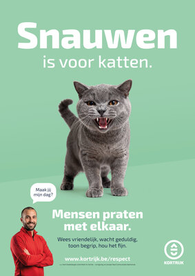 Campagnebeeld agressie (c) Kortrijk