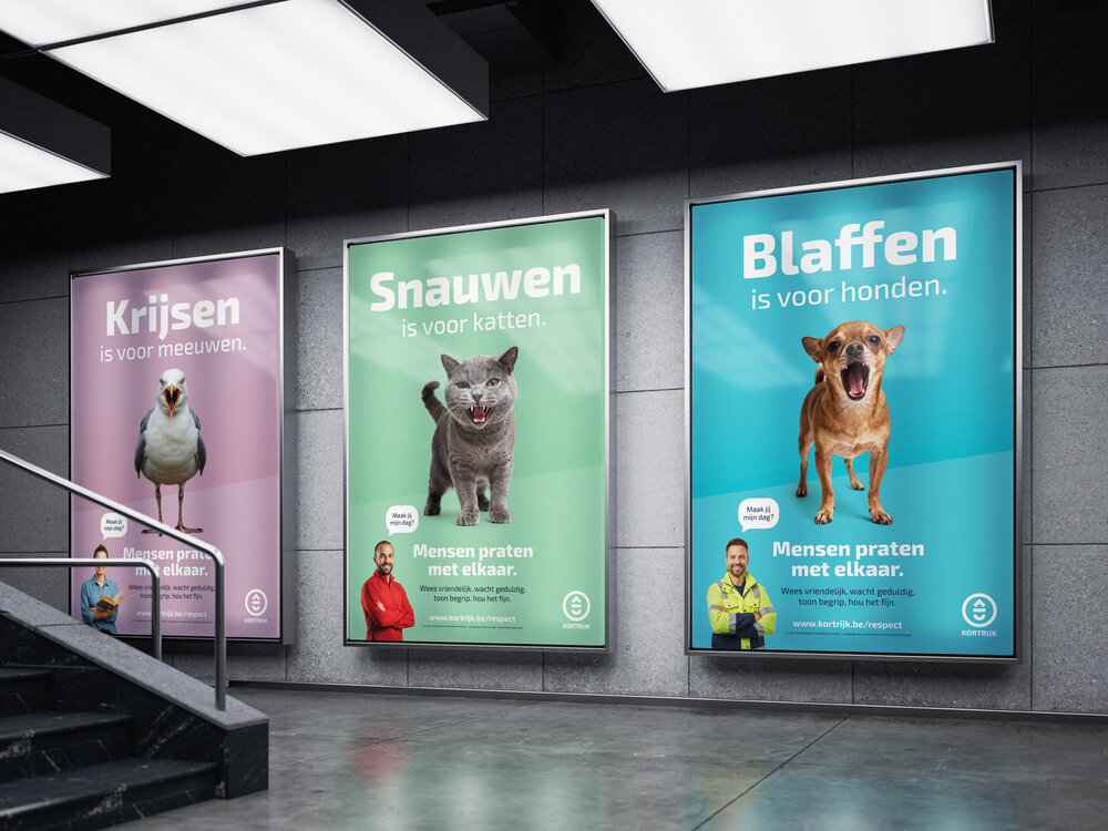 Campagnebeeld agressie (c) Kortrijk