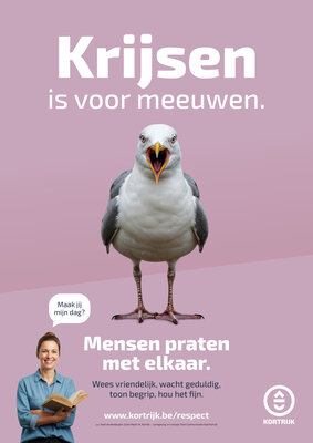 Campagnebeeld agressie (c) Kortrijk