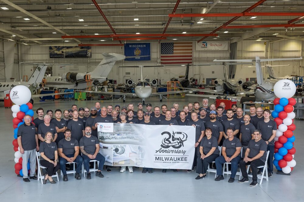 Textron Aviation's Milwaukee Service Center Celebrates 35 Years of Support | AIN