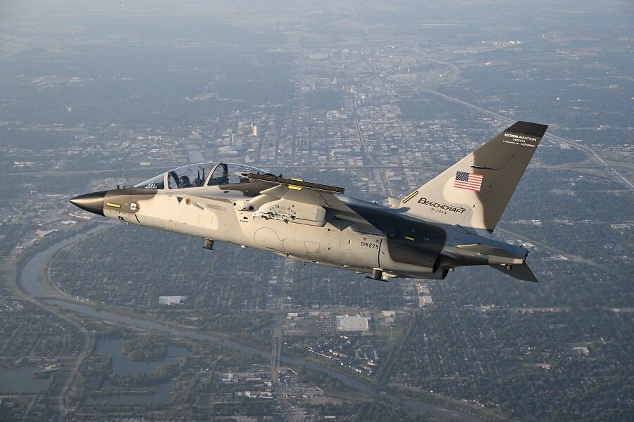 Textron Aviation Defense plans Beechcraft M-346N production in Wichita if U.S. Navy contract secured