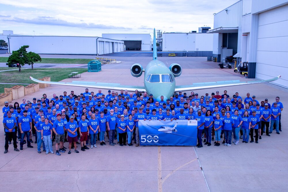 Textron Aviation rolls out 500th Cessna Citation Latitude
