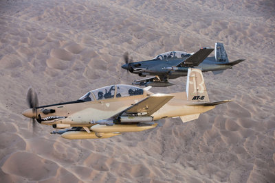 Beechcraft AT-6 Air-to-Air 007