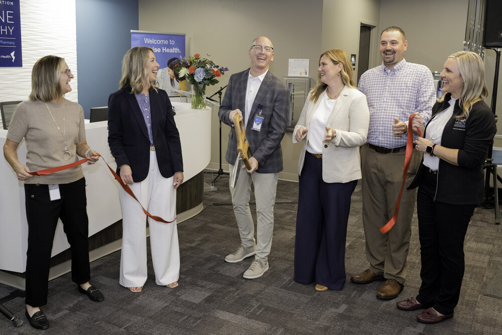 Ribbon cutting at Textron Aviation's second Plane Healthy Wellness Center & Pharmacy