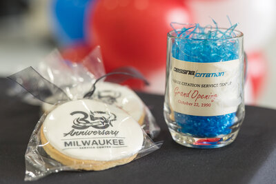 The original cup from the Grand Opening of Textron Aviation's Milwaukee Service Center