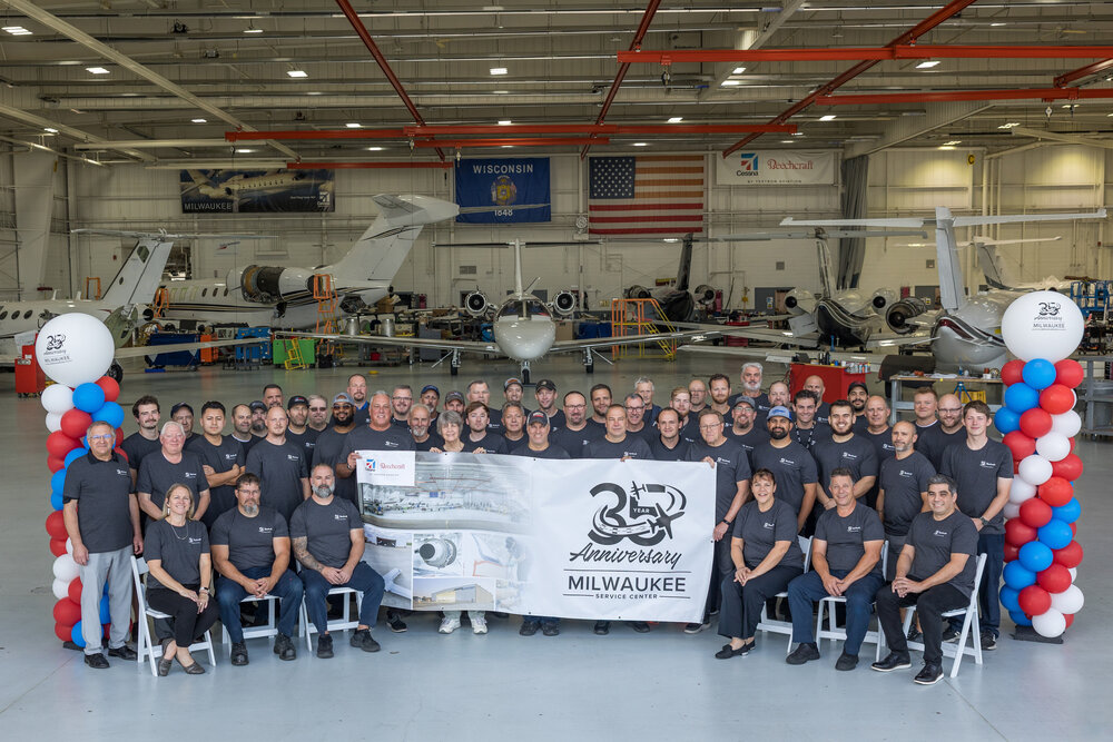 Textron Aviation’s Milwaukee Service Center celebrates 35 years of trusted aircraft support