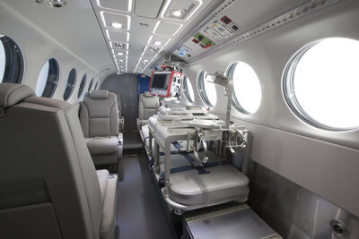 King Air 350C AirAmbulance_Interior