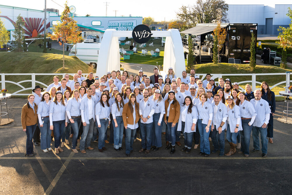 Textron Aviation employees volunteered at the 2025 Wings for Dreams event dressed for the theme of a scenic road trip to go “The Extra Mile” for Kansas youth. 