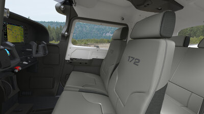 Cessna Skyhawk interior