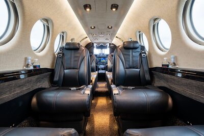 Beechcraft King Air 360 interior
