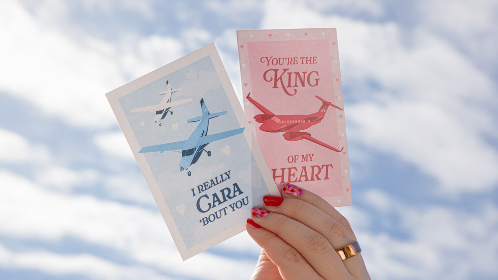 A shared love for aviation: Happy Valentine’s Day