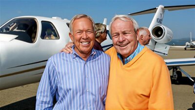 Russ Meyer and Arnold Palmer