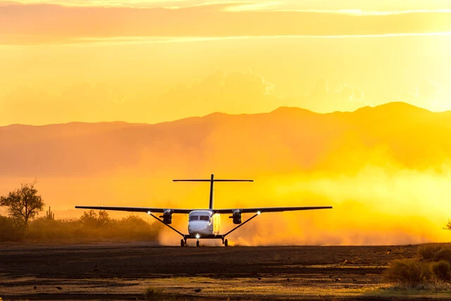 Cessna SkyCourier sunset