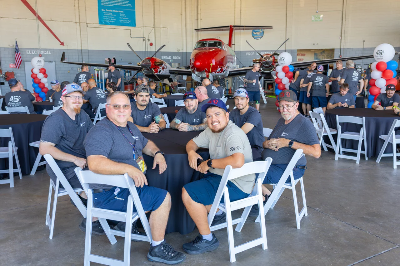 Textron Aviation’s Tampa Service Center marks 45 years of legendary service for customers