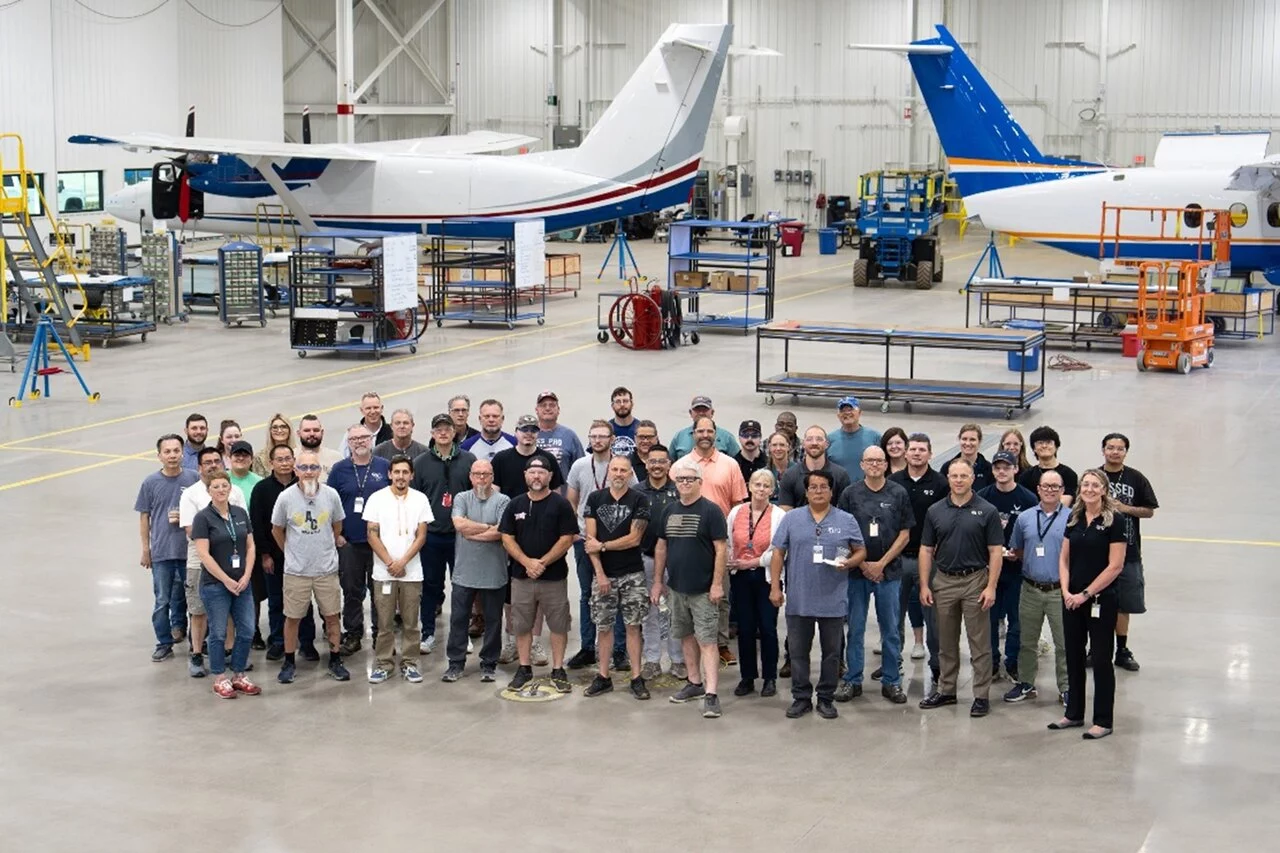 Textron Aviation addition to flight test hangar on East Wichita Campus Employees.jpg