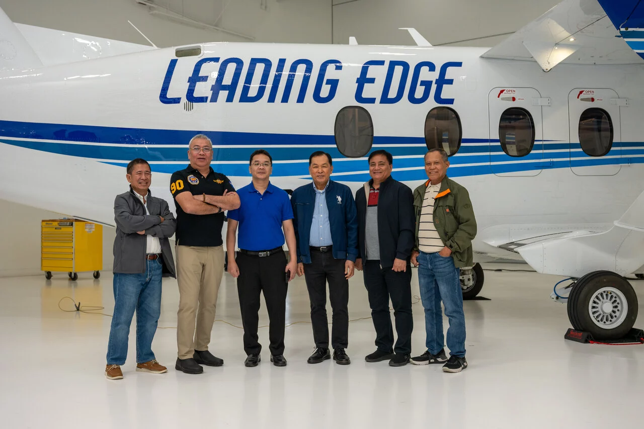 Leading Edge Air Services Corporation takes delivery of the first Cessna SkyCourier in the Philippines