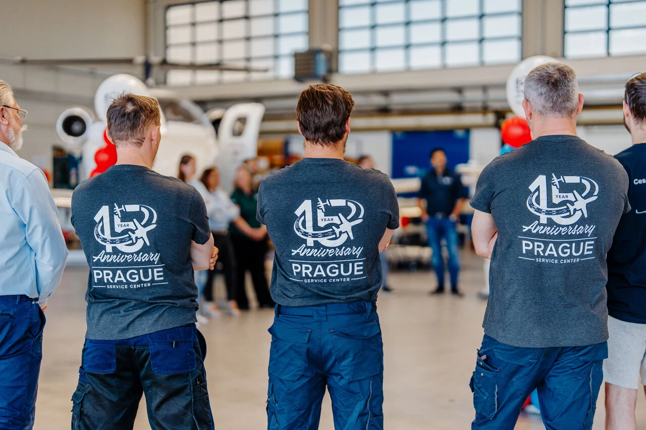 Recognizing 15 years of dependable service for European operators at our Prague Service Center