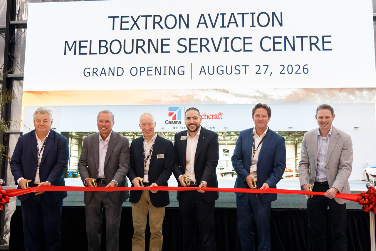 Textron Aviation celebrates Melbourne Service Center opening with customers and industry leaders