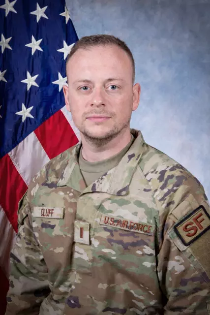 Tyler Cluff, first lieutenant in the U.S. Air Force Reserve