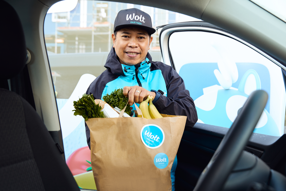 Budpartner leverer dagligvarer fra Wolt Market