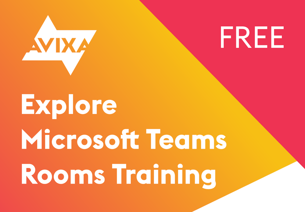 AVIXA firma un acuerdo con Microsoft para ofrecer cursos de formación sobre Microsoft Teams Rooms