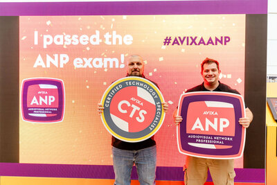 Certificacion CTS y ANP de AVIXA en InfoComm 2025