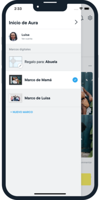 Aura App Español - Menu