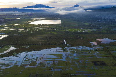 Chinampas en Xochimilco Foto: George Steinmetz para IAX Arca Tierra.JPG