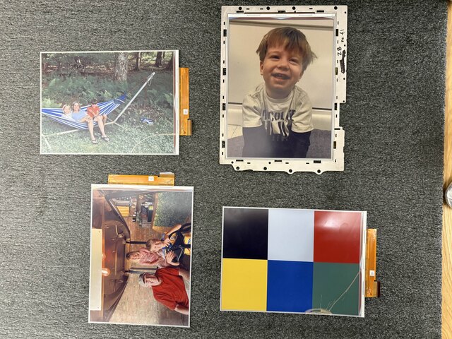 Aura Ink pruebas pantalla tinta electrónica