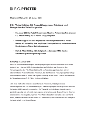 F.G. Pfister_Medienmitteilung_Roland Zaugg neuer Verwaltungsratspräsident_27.01.26