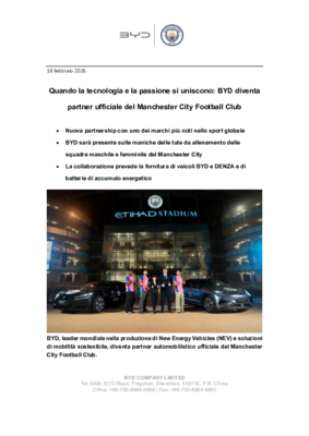 BYD_Partnership con Manchester City_comunicato stampa_18.02.26