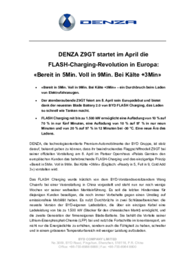 DENZA_FLASH Charging_Medienmitteilung_DE