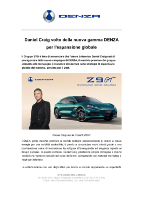 DENZA_Daniel Craig_Comunicato Stampa_IT