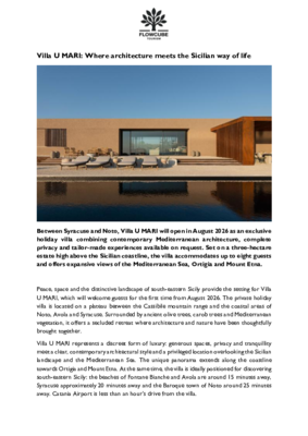 20260717_Flowcube Tourism_Press release