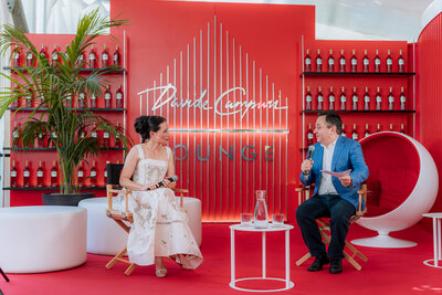 Lucy Liu & Scott Feinberg (2)