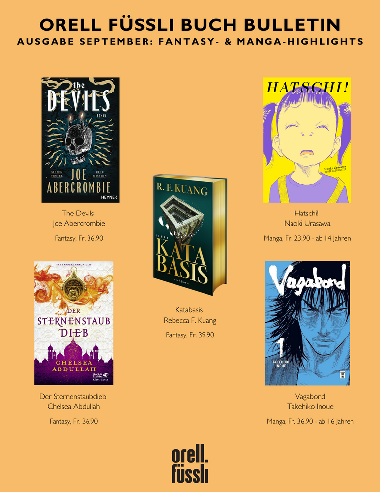 Orell Füssli Buch Bulletin - Fantasy- & Manga-Highlights