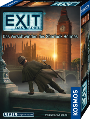 EXIT® Das Spiel Das Verschwinden des Sherlock Holmes, Level Fortgeschrittene, 1 bis 4 Spielerinnen und Spieler, Kosmos, Orell Füssli, Fr. 16.90