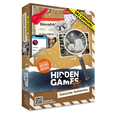 Hidden Games Tatort - Eiskaltes Verbrechen, 1 bis 6 Spielerinnen und Spieler, Pegasus Spiele Orell Füssli, Fr. 24.90