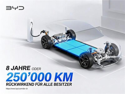 BYD verlängert Garantie auf die Blade Battery auf acht Jahre oder 250’000 Kilometer