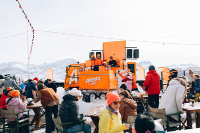 Aperol x Winter Villars-sur-Ollon Snowcat