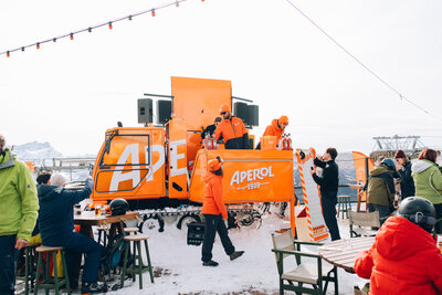 Aperol x Winter Villars-sur-Ollon Snowcat