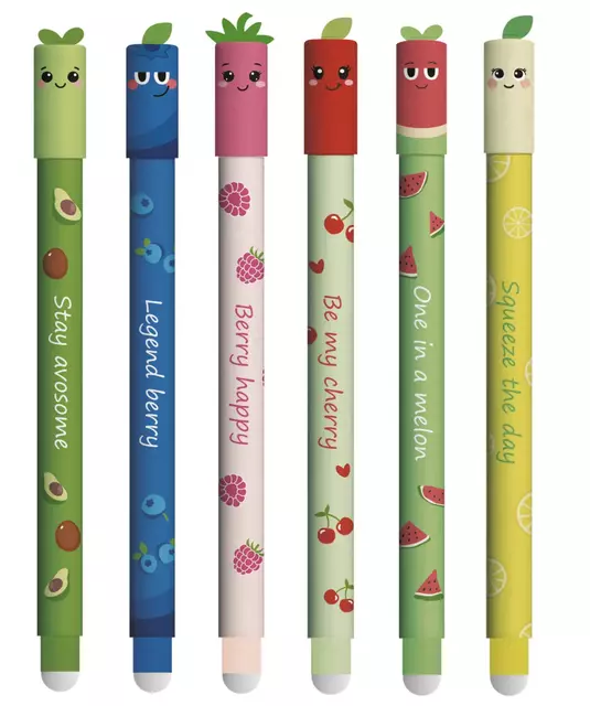 Eberhard Faber Fruity Erase it!-Gelstifte, verschiedene Designs, exklusiv in den Orell Füssli Buchhandlungen erhältlich, Fr. 3.50