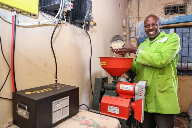 Off-grid solar milling by Productive Solar Solutions, GOGLA
