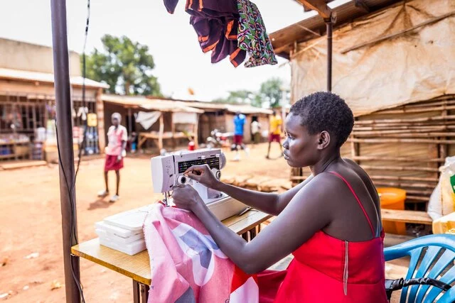 Off-grid solar sewing machine by Fena Solar, GOGLA