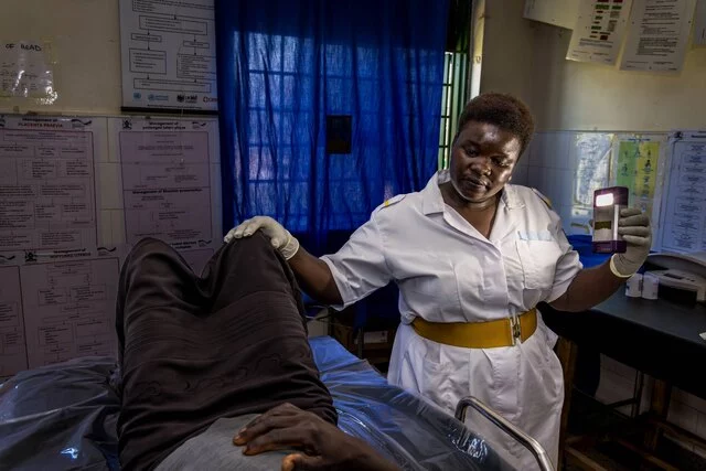Off-grid solar lighting for health center by Fena Solar, GOGLA