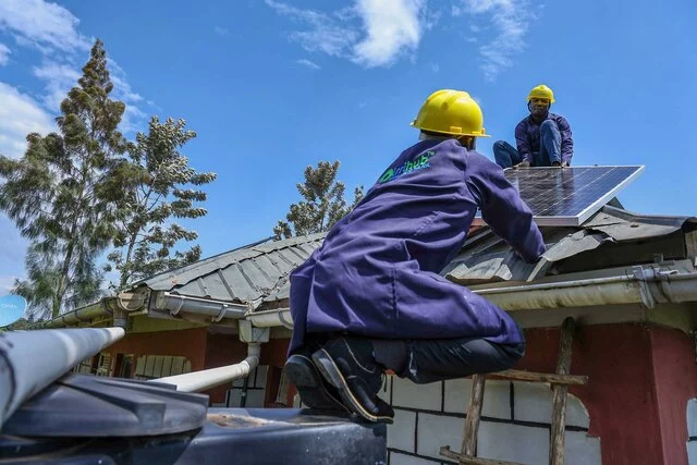 Off-grid solar installation by Irri-Hub, GOGLA