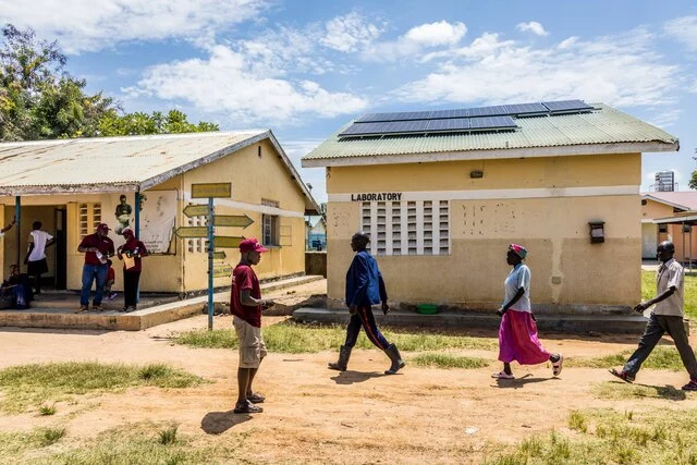 Off-grid solar powering health center by POPO, GOGLA