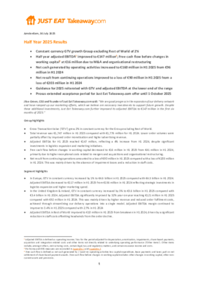 30-07-2025 Press release - Just Eat Takeaway.com Half Year 2025 Results.pdf